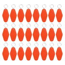 PATIKIL ヴィンテージモーテルキーホルダー 24個 空白 ホテルキーホルダー 菱形レトロキータグ DIY 工芸品装飾 バックパック荷物ラベルタグ用 オレンジレッド 1