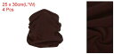 PATIKIL ウィンターネックウォーマー 4パックのドローストリング付き暖かいフェイススカーフ 男性女性用 茶色 2