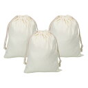 PATIKIL 再利用可能な紐付き袋 10×12.6