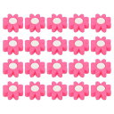 PATIKIL テニスラケットダンパー 20個セット 柔らかいシリコン製 テニスギフト用 ピンク色