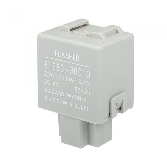 VekAuto リレー 車用 防水リレー DC 12V 40A To yotaに対応 耐久性 プラスチック グレー 3ピンリレー ..