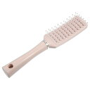 VOCOSTE ヘアブラシ もつれ解消ブラシ 女性と男性用 ヘアブラシ ストレート カーリー ロング ショート 太い 細い 乾いた髪用 プラスチック 1個 桜色