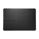 uxcell ストーブトップカバー シリコン電気ストーブ用 耐熱性 黒 プロテクターカバー キッチンIH調理器マ ット 食器乾燥マ ット用 71 cm x 51...