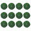 uxcell 12個 苔玉 2.4" 緑 装飾用苔玉 センターピースボウルや花瓶の充填材 ホームデコレーション用