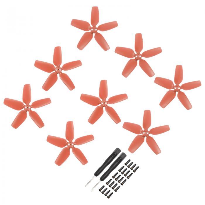 uxcell 8個セット 低騒音プロペラ 2.8インチ 赤+青+白 ドローン用プロペラ交換用ブレード