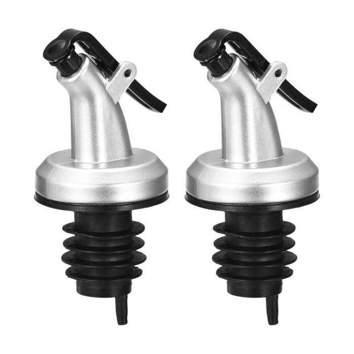 uxcell オリーブオイルの注ぎ口 油酢ボトルストッパー注ぎ口 漏れ防止ノズルディスペンサー ワインポア..