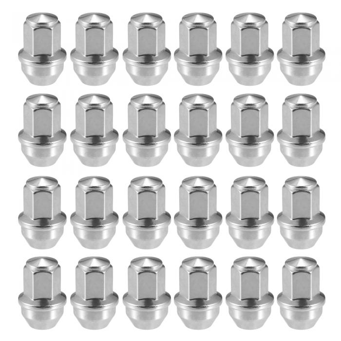 X AUTOHAUX 24個カーウィールラグボルト No.ACPZ-1012-B 交換品 Fordに対応 F-150 2015-2023 M14x1.5 ..