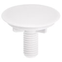 uxcell シンク用蛇口穴カバー ポリッシュ加工プラスチック製 キッチンカウンタートップ用蛇口穴カバー 1個入り(直径0.59?1.77")