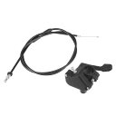 X AUTOHAUX 1セット47.24インチサムコントローラースロットルケーブルアクセラレーターハンドルアセンブリ 7/8インチハンドルバーを持つ50cc 7...