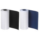 uxcell 2個セット ナイロン製修理パッチ 3"x79" ダウンジャケット用 生地テープ 自己粘着防水 テント 衣類 バッグ用 ブ ラック/ダークブルー
