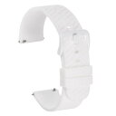 uxcell シリコンウォッチバンド 18mm 腕時計ストラップ 男女兼用 ホワイト