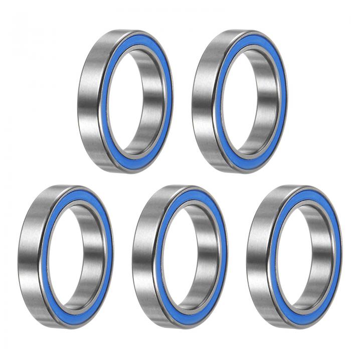 uxcell 6702-2RSǥץ롼֥ܡ٥ 15 x 21 x 4mm Z2֥Сɥॹ٥ ֥롼 5