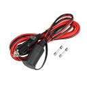 X AUTOHAUX 1セット 300cm 9.84ft シガレットライター延長ケーブル 12V/24V 15A 16AWG メスプラグからオスソケットへのアダ...