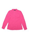 Allegra K シフォンブラウス シャツ Vネック ワーク オフィス ボタンアップ エレガント レディース フクシア XS