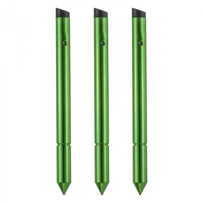 楽天uxcell japanuxcell 3個セット 2 in 1 タッチスクリーンペン 抵抗性スタいラスペン 抵抗容量性先端付き ユニバーサル 緑