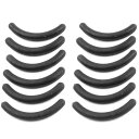 uxcell まつげカーラー詰め替え まつげカーラー用ブラックユニバーサル交換パッド 柔らかい交換可能 ゴム製 一般的なサイズのアイ ラッシュカーラー詰め替え メイクアップツール 女性用 12個
