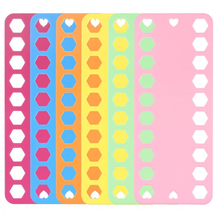 uxcell 刺繍フロスオーガナイザーカード 20極 PPプラスチック クロスステッチ糸ホルダー ミシン糸ホル..