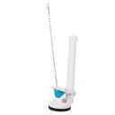 uxcell トイレフラッシュバルブ 310mm長さ ワンピース押しボタン トイレ底部入口充填バルブ トイレフラッ パーとチェーン付き トイレ交換部品
