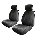 uxcell シートカバー 車 カーシートカバー トヨタに対応 Tacomaに対応 2005-2023 TRD オフロード限定版 防水レザー 耐久性 通気性 2...