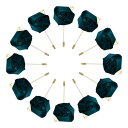 uxcell 新郎ブートニア ローズブートニエールピン 男性用 結婚式 記念日 フォーマルディナーパーティー インジゴ 12個