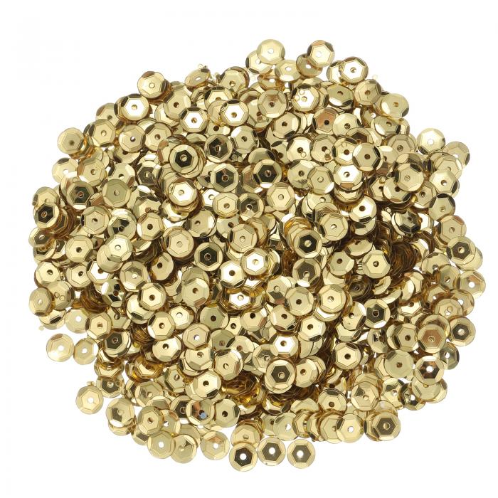 uxcell ルーズシーケンス シルバーバックシーケンス 2400個 カップシーケンス 刺繍シーケンス ジュエリ..