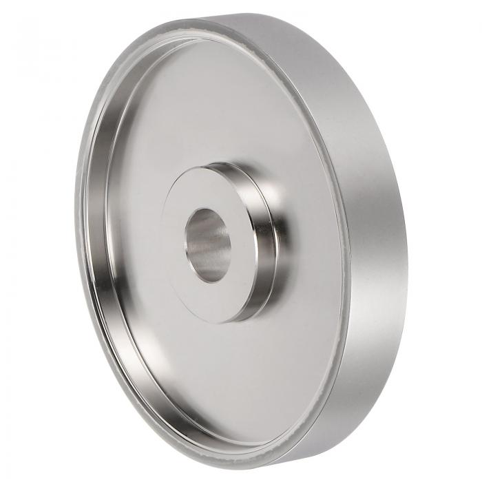 uxcell ダイヤモンドフラットラップディスクセット 100 mm x 16 mm アーバー 80/120/240/320グリット 2..