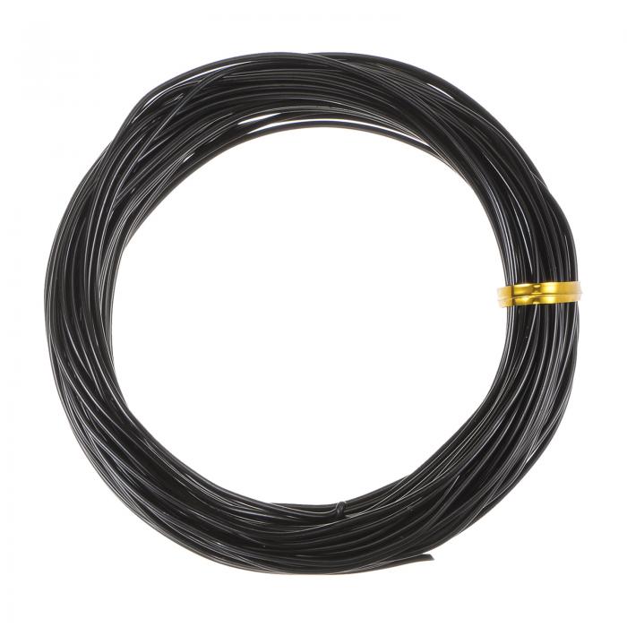 uxcell 盆栽トレーニングワイヤー 1.5 mm合計 20 mm 20 M 陽極酸化アルミニウム ワイヤー 耐腐食性 ガ..