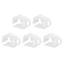 uxcell プラスチックチューブクランプ、5個セット 1/8