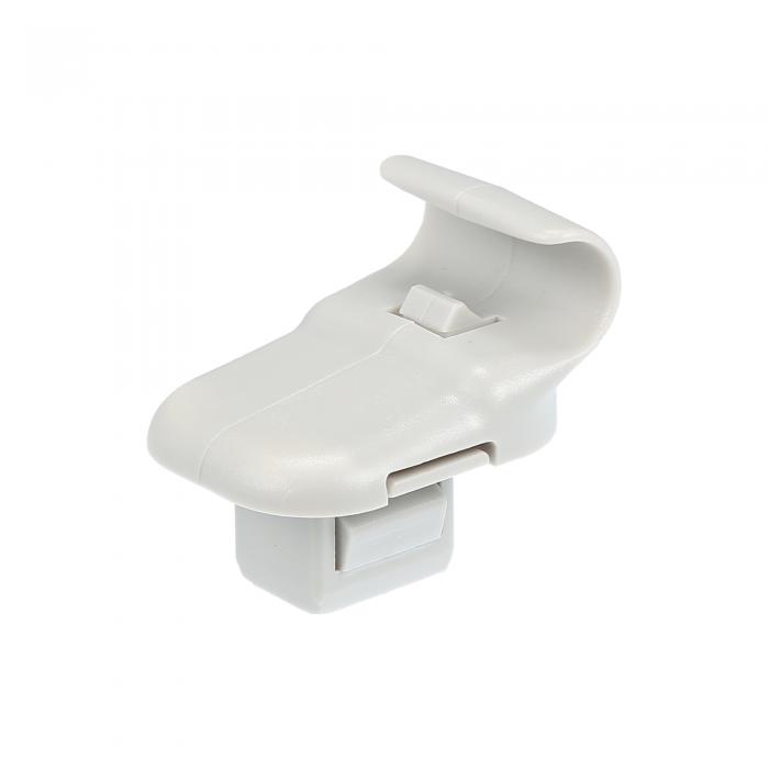 uxcell サンバイザーサポートクリップリテーナー Mazdaに対応 3に対応 2004-2009 番号LC6269261B77 サンバイザーサポートクリップホルダー ブラケットハンガー プラスチック グレー 振動防止