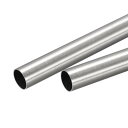 uxcell 2個セット 304ステンレス鋼チューブ、外径14mm x 壁厚0.5mm 長さ250mm キャピラリーメタルチューブ、産業機械用