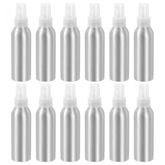 商品詳細 特徴 【属性1】仕様：容量：80ml/2oz、材質：アルミニウム、合計サイズ：134x35 mm(H*D)【属性2】応用：キッチン、浴室、植物の水やりなど幅広く使用されています。フラワーウォーター、スプリッツ、エッセンシャルオイルブレンド、ピュ アデュー、香水などに使用できます。【属性3】使用方法：ご使用の際はポンプを直接押して液を出します。【属性4】注意：使用中に水漏れが起こらないように、使用前にポンプが締め付けられているかどうかに注意してください。【属性5】利点:アルミニウムボトルはプラスチック製のスプレーボトルよりも寿命が長く環境に優しいです。【商品説明】仕様：容量：80ml/2oz材質：アルミニウム仕上げ: つや消しアルミニウム合計サイズ：134x35 mm (H*D)特徴：キッチンやバスルームのカウンターに置いてもすっきりとしたモダンなデザインです。アルミニウムボトルは耐衝撃性があり、軽量で多用途であり、美容、家庭、キッチンなどのさまざまな用途に適しています。パッケージ内容:12個 x アルミスプレーボトル 注意書き 【注意事項】 ・当店でご購入された商品は、原則として、「個人輸入」としての取り扱いになり、すべて中国の広東省からお客様のもとへ直送されます。 ・ご注文後、1〜3営業日以内に配送手続きをいたします。配送作業完了後、遅くとも1ヶ月程度でのお届けとなります。 ・個人輸入される商品は、すべてご注文者自身の「個人使用・個人消費」が前提となりますので、ご注文された商品を第三者へ譲渡・転売することは法律で禁止されております。 ・関税・消費税が課税される場合があります。 詳細はこちらご確認下さい。 ＊色がある場合、モニターの発色の具合によって実際のものと色が異なる場合がある。