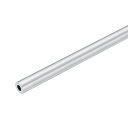 uxcell 6063 アルミニウム丸管 外径10mm 内径5mm 長さ400mm パイプチューブ 産業用DIYプロジェクト向け
