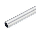 uxcell 6063 アルミニウム丸パイプ 外径25mm 内径20mm 長さ400mm 産業用DIYプロジェクトに適したパイプチューブ