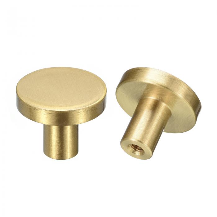 uxcell 装飾用壁フック 2個セット - 真鍮無垢材製の玄関用コートフック バスルーム クロークルーム ワードローブ シューキャビネット用の壁掛けフック(2...