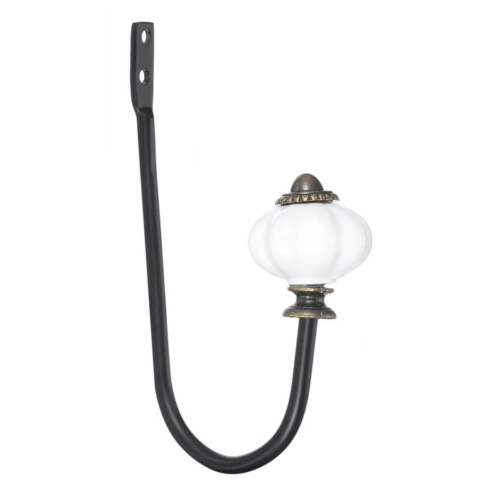 uxcell ウォールフック 1個 - 亜鉛合金製のシングルプロングビンテージパンプキンノブコートフック タオル 洋服 バックパック スカーフ 帽子などを掛ける...