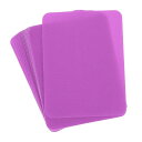 uxcell 衣類修理用アイロンパッチ アイロンで貼る修繕用布地パッチ 4.9"x3.7" 服 パンツ バッグの穴修理と装飾用 18枚入り(ライ ラック色)