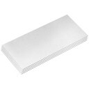 uxcell 5052 アルミニウムシート 4 個 305mm x 150mm 長方形アルミニウムプレート 厚さ 0.3 mm の平らな金属ストック 保護フィル...