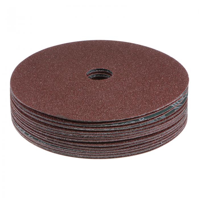 uxcell 25個入り 60グリット アルミナ酸化物樹脂ファイバーディスク 6"x7/8" 金属研磨用研削ディスク ..