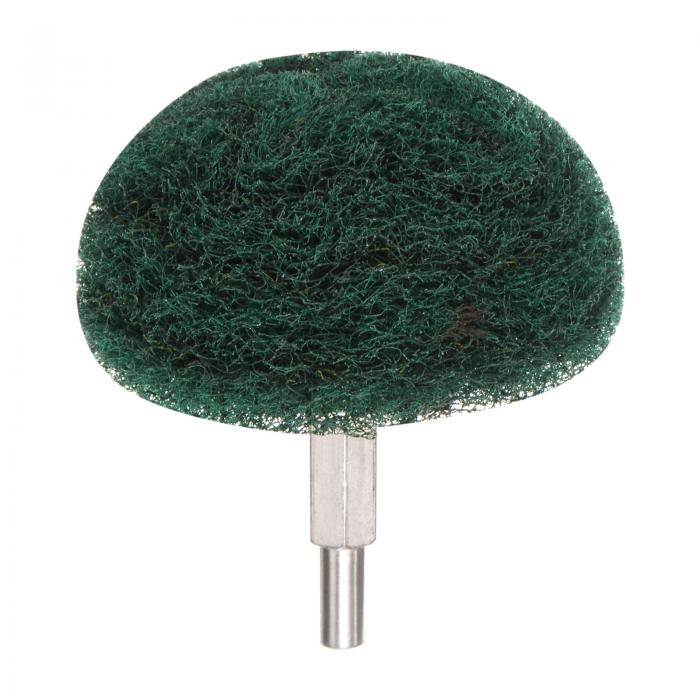 uxcell ドリル用マッシュルームバフィングホイール 3" x 1" 180グリット 1/4"シャンク 研磨 清掃 研磨 ..