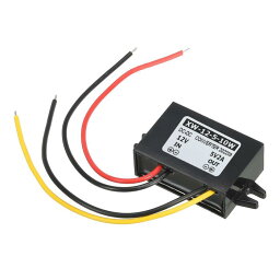 PATIKIL DC 12V-DC 5V 2A 10W 電力変換器レギュレータ プラスチックシェル LEDソーラーシステム用