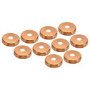 PATIKIL 22 mm銅製エンドキャップ 6.35 mm穴付き 10個 パイプ継手 スウェットプラグ接続 水道管配管 HVAC 冷凍システム用