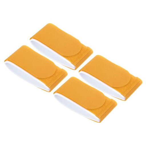PATIKIL 45 cm x 5.5 cm スキーストラップファスナー 4個 調節可能なキャリアストラップ スキーラップ スキー用品 スキーとポール用 イエロー PATIKIL 45 cm x 5.5 cm スキーストラップファスナー 4個 調節可能なキャリアストラップ スキーラップ スキー用品 スキーとポール用 イエロー
