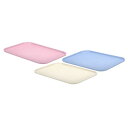 PATIKIL プラスチック製 ファーストフード用トレイ 3個 31 x 22.5 cm 再利用可能 長方形 カフェテリア用大皿 パーティー キッチン レストラン用 3色