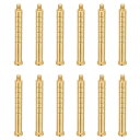 PATIKIL 150粒 アーチェリー矢印インサート 直径6.2mm 12個入り 真鍮矢印カウンタウェイトボルト フィールドポイント軸用(4)