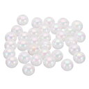 PATIKIL 直径10mm アクリルビーズ ジュエリー制作 200個入り アクリルラウンドビーズ スペーサービーズ ブレスレット ピアス ネックレス DIY ...