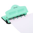 PATIKIL キノコのディスクバウンド穴あけ器 4穴ペーパー穴あけ器 A7/A6/A5/A4/A3用 ディスク綴じプランナー スクラップブック ノートブック 最大 5 枚の用紙 (ライトブルー)