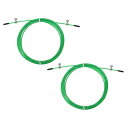 商品詳細 特徴 【属性1】カラー：緑；材料：スチールワイヤ、PVC；ワイヤ直径：2.5mm；総高さ：3 m ；パッケージの内容：2個 x 高速縄跳びの交換ケーブル、 4個 x ネジ、4個 x ナット、4個 x ゴムスリーブ【属性2】利点: ワイヤとPVC構造により、ケーブルの強度、柔軟性、速度の代わりにこの縄跳びが一体化され、優れた耐久性と耐ねじれと絡み合い性能を持ち、持続的な性能を有します。【属性3】説明: このセットには取り付けネジとナット付属品が付いており、交換した縄跳びを取っ手に取り付けるのに便利（含まない）で、工具は必要ありません。 加重した縄跳びはあなたの身長に合わせて快適な長さに切ることができます。【属性4】応用：この代替ケーブルは高速縄跳び用に設計されており、ファミリージム、縄跳びクラブ、ジム、フィットネスセンター、アウトドアトレーニング場所など、さまざまな場面に適しています。【属性5】注意：縄跳びハンドルはパッケージに含まれていません。【商品説明】この代替ケーブルは高速縄跳び用に設計されており、ファミリージム、縄跳びクラブ、ジム、フィットネスセンター、アウトドアトレーニング場所など、さまざまな場面に適しています。仕様カラー：緑材料：スチールワイヤ、PVCワイヤ直径：2.5mm総高さ：3 m パッケージの内容：2個 x 高速縄跳びの交換ケーブル、 4個 x ネジ、4個 x ナット、4個 x ゴムスリーブ利点ワイヤとPVC構造により、ケーブルの強度、柔軟性、速度の代わりにこの縄跳びが一体化され、優れた耐久性と耐ねじれと絡み合い性能を持ち、持続的な性能を有します。説明このセットには取り付けネジとナット付属品が付いており、交換した縄跳びを取っ手に取り付けるのに便利（含まない）で、工具は必要ありません。加重した縄跳びはあなたの身長に合わせて快適な長さに切ることができます。注意：縄跳びハンドルはパッケージに含まれていません。 注意書き 【注意事項】 ・当店でご購入された商品は、原則として、「個人輸入」としての取り扱いになり、すべて中国の広東省からお客様のもとへ直送されます。 ・ご注文後、1〜3営業日以内に配送手続きをいたします。配送作業完了後、遅くとも1ヶ月程度でのお届けとなります。 ・個人輸入される商品は、すべてご注文者自身の「個人使用・個人消費」が前提となりますので、ご注文された商品を第三者へ譲渡・転売することは法律で禁止されております。 ・関税・消費税が課税される場合があります。 詳細はこちらご確認下さい。 ＊色がある場合、モニターの発色の具合によって実際のものと色が異なる場合がある。