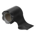 PATIKIL 5.8cm x 5m掲示板の枠線 スカラップトリムストリップ 壁の装飾 ロッカー教室用コルクポスター ブラックボード 白い黒板 ブラック