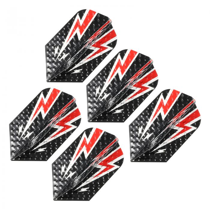 PATIKIL スリムダーツフライト 5個 アルミホイル 特別なデザイン ダーツアクセサリー スチールチップダ..