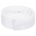 PATIKIL テコンドーカラーランキングベルト 40mmx1.8m ポリエステル 武道柔道空手帯 コーチの指導練習用 ホワイト